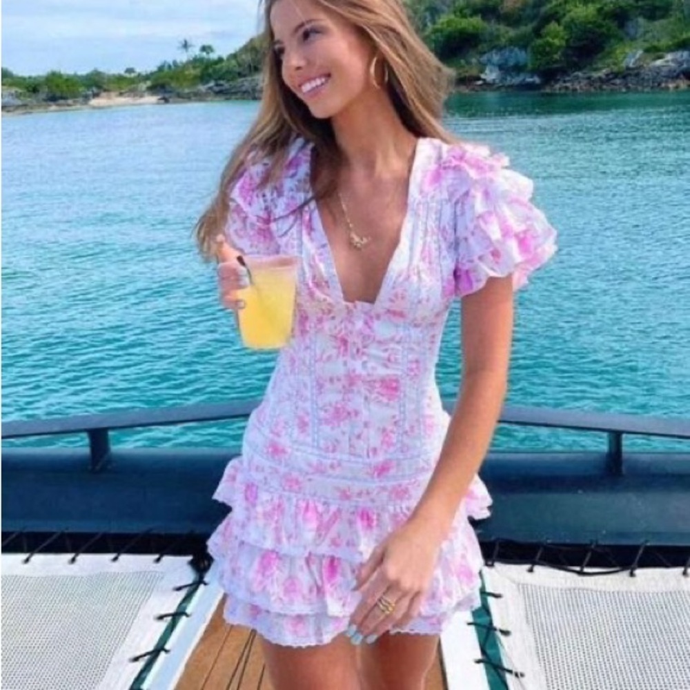 NWOT Ruffle Mini Dress